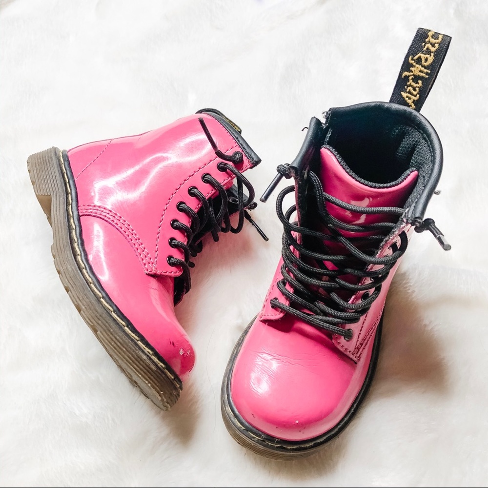 Pink Gloss Dr Martens